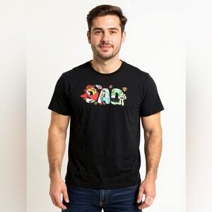 Toy Story Dad Graphic Tee Black Large Pixar Nostalgia